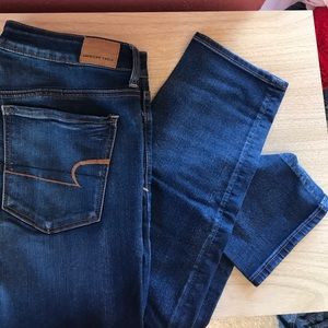 American eagle hi-rise skinny jeans